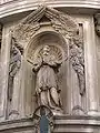 St Carlo Borromeo, Facade of San Carlino, Rome.