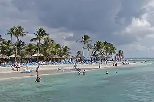 Palomino Island beach in Fajardo