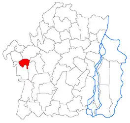 Location in Brăila County