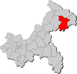 Fengjie County in Chongqing