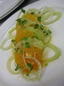 Sicilian orange salad