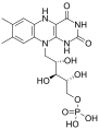 This is the structure of reduced flavin mononucleotide.