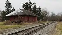 Defunct railroad station in Montgomery