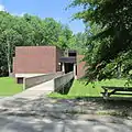 Fort Hill museum. Constructed and dedicated in August 1968.