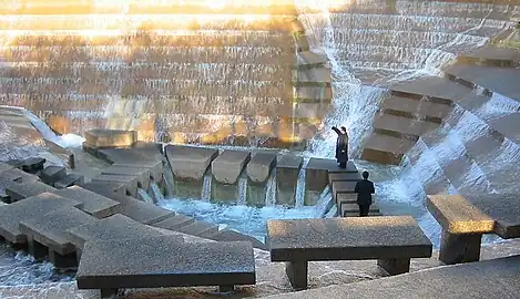 The Fort Worth Water Gardens, in Fort Worth, Texas (1974)