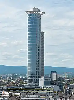 Westendstrasse 1, head office of DG Bank (1993-2001) then of DZ Bank in Frankfurt, designed by Kohn Pedersen Fox