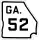 State Route 52 marker