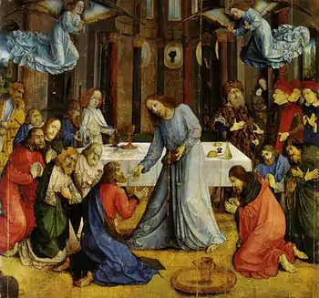 Joos van WassenhoveInstitution of Eucharist, 331 x 335 cm.