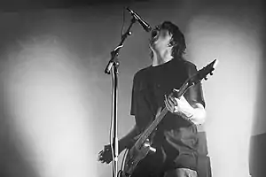 Broadrick performing with Godflesh at Roadburn Festival 2018