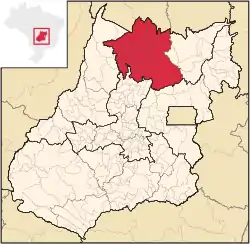 Location in Goias state