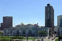 Graham Auditorium and Fox Plaza