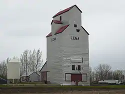 Grain Elevator at Lena