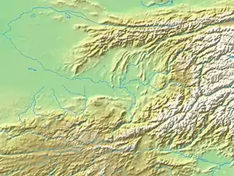 Tillya Tepe is located in Bactria