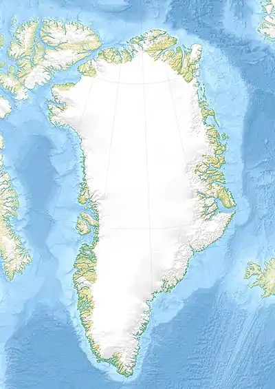 Ulamertorsuaq is located in Greenland