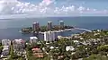 View of Grove Isle & Biscayne Bay from Coconut Grove