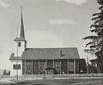 View of the old church