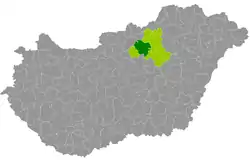 Gyöngyös District within Hungary and Heves County.