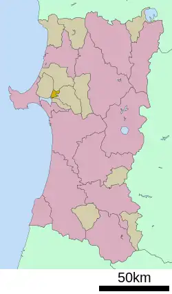 Location of Hachirōgata