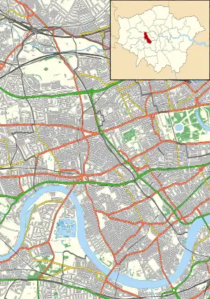 West London Hospital is located in London Borough of Hammersmith and Fulham