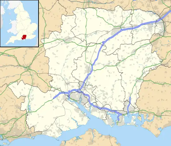 West End is located in Hampshire