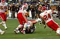 Willie Parker is tackled by the Chiefs