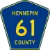 County Road 61 marker