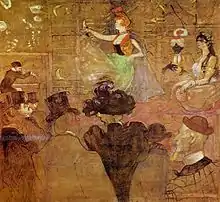 La danse mauresque by Henri de Toulouse-Lautrec