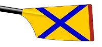 Image showing the rowing club's blade colours