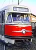 Historical T2 tram in Prague