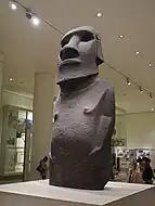 Room 24 – Rapa Nui statue Hoa Hakananai'a, 1000 AD, Wellcome Trust Gallery