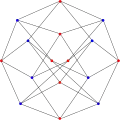 The chromatic number of the Hoffman graph is 2.