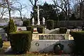 The graves in Holy Mount Cemetery