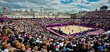 Image 7The Horse Guards Parade hosted the 2012 tournament. (from Beach volleyball at the Summer Olympics)