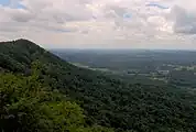 Looking southwest across the crest of House Mountain