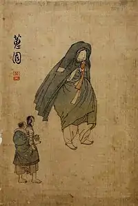 Woman with a jangot (장옷 입은 여인)