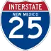 Interstate 25 marker