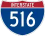 Interstate 516 marker