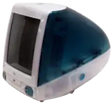 Slot loading iMac G3.