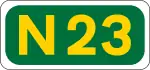 N23 road shield}}