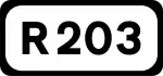 R203 road shield}}