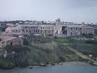 Hospital in 2008, in ruins