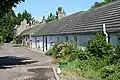 A row of traditional cottages