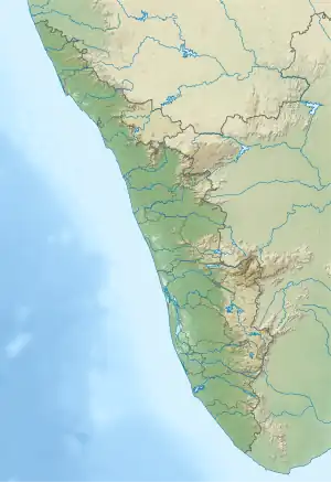 Location of Kavvayi in Kerala, India