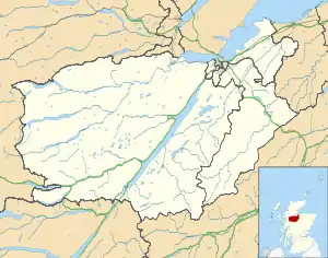 Daviot is located in Inverness area