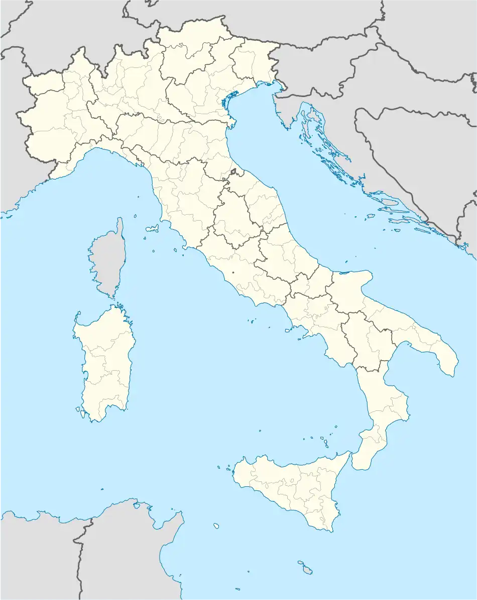 Map showing the location of Grotte di Castelcivita  (Castelcivita Caves)