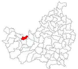 Location in Cluj County