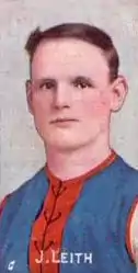 Jack Leith played 133 matches for Melbourne from 1897 to 1912 including the 1900 premiership