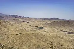 View of Sang-e-Masha (Central Jaghori) from Badasiya Mountain,