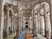 The Friday Mosque of Ahmedabad (1423), which prominently combines Islamic and indigenous Indian architectural forms