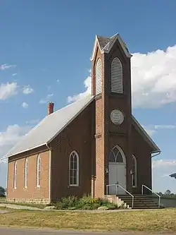 Jefferson Union Church, a historic site in the township